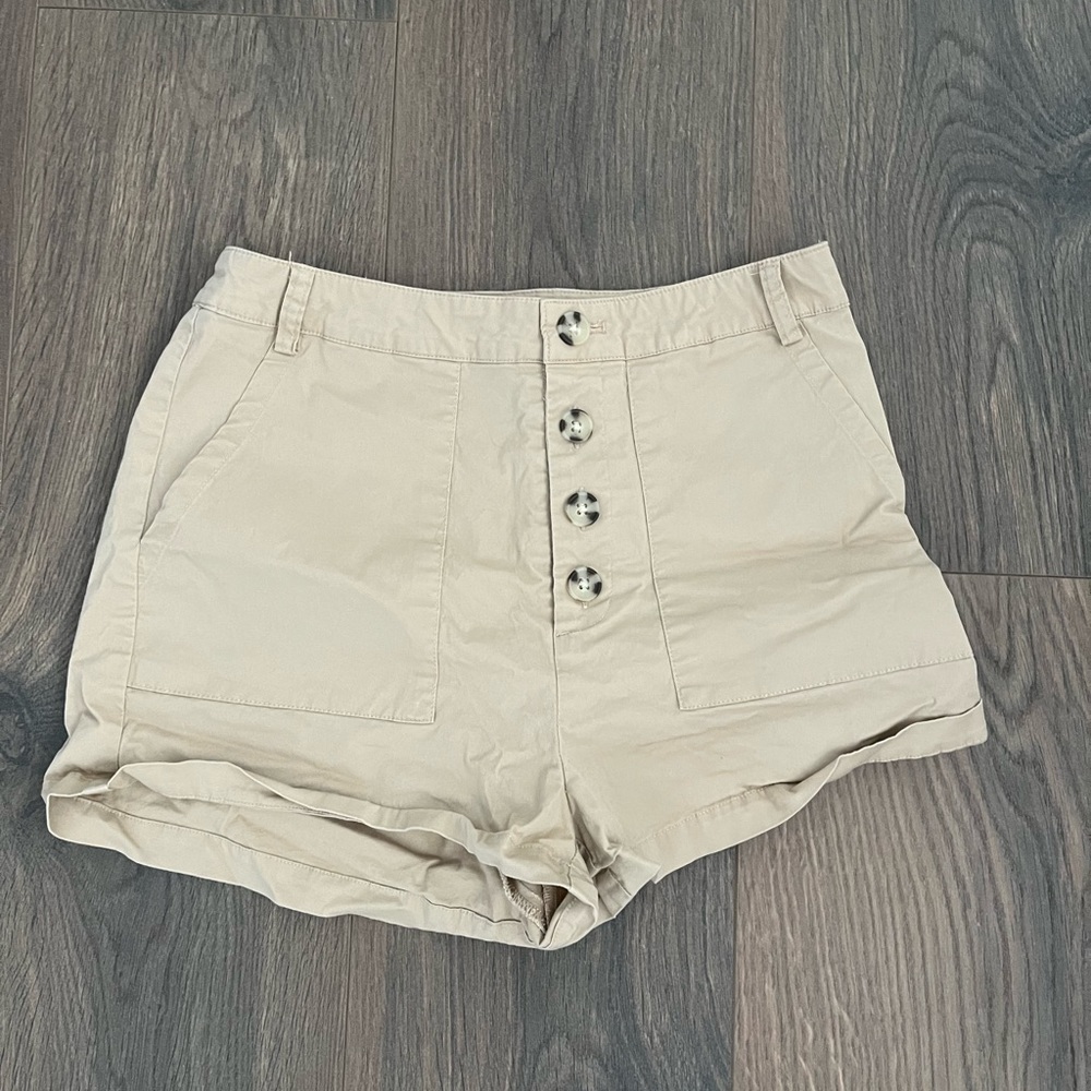 Button up shorts